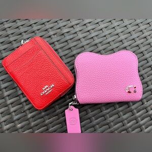 COACH small wallets x 2 VEUC